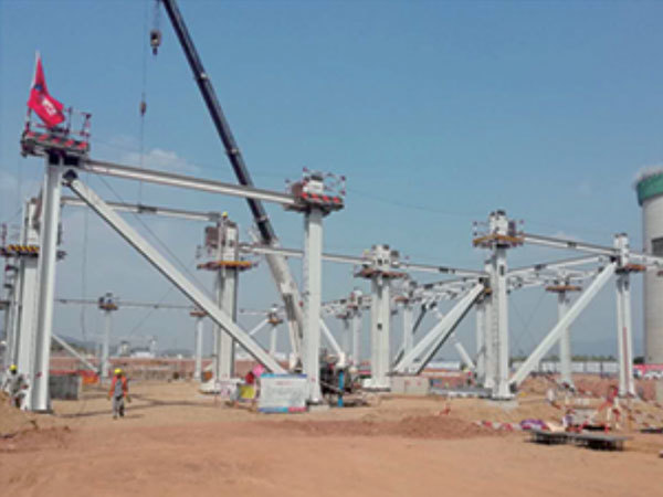 上(shàng)鍋華能(néng)瑞金(jīn)項目現(xiàn)場(chǎng)吊裝