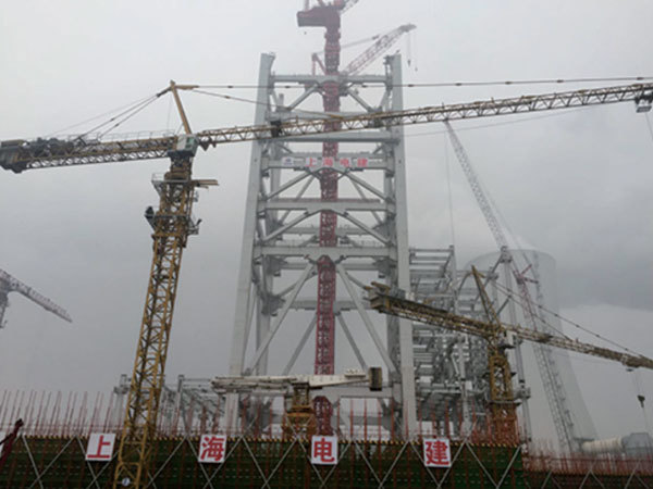 安徽平山(shān)電(diàn)廠(chǎng)鋼結構（世界首台1350MW機(jī)組）